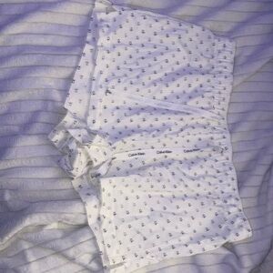 calvin klein pajama shorts, women medium